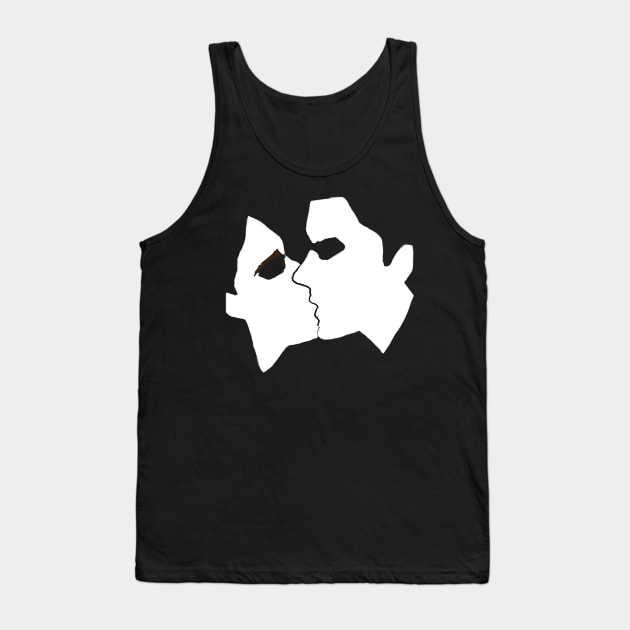 Kissing Tank Top by Ykartwork